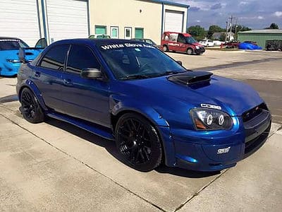 Fender Flares Set RECESSED (8 piece) 60mm SUBARU IMPREZA GDB (03-05) - Image 2