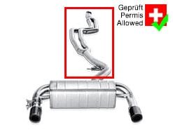 Mid Pipe Akrapovic BMW 335i (F30-F31), 435i (F32)