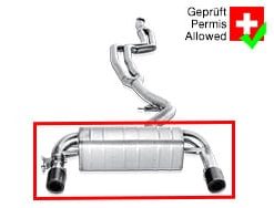 Rear Exhaust Akrapovic BMW 335i (F30-F31), 435i (F32)