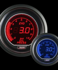Gauge oil Pressure red/blue ø52mm EVO