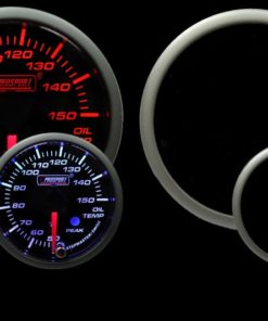 Gauge oil Temperature amber/white ø52mm PREMIUM