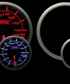 Gauge water Temperature amber/white ø52mm PREMIUM