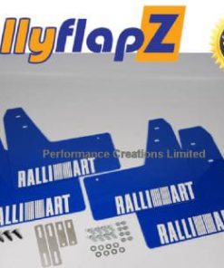 Mud Flaps BLUE for MITSUBISHI EVO 7-8-9