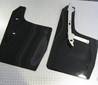 Mud Flaps BLACK for VW GOLF MK4/5 '97-'04