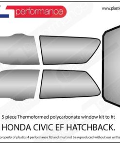 Lexan Window Kit "Professional" for HONDA CIVIC EF