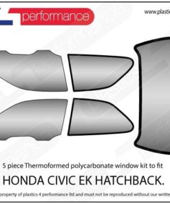 Lexan Window Kit "Professional" for HONDA CIVIC EK