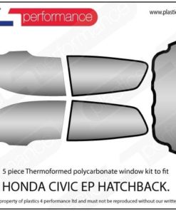 Lexan Window Kit "Professional" for HONDA CIVIC EP