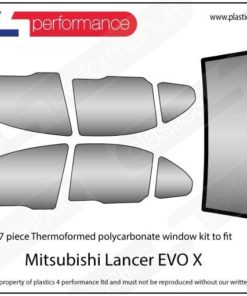 Lexan Window Kit for MITSUBISHI LANCER EVO 10