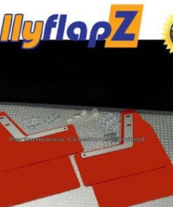 Mud Flaps RED for MITSUBISHI EVO 7-8-9