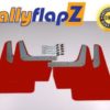 Mud Flaps RED for SUBARU IMPREZA new age GDB '01-'07 WRX-STI