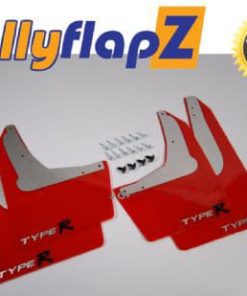 Mud Flaps RED for HONDA CIVIC TypeR EP3 '01-'07