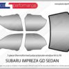 Lexan Window Kit for SUBARU IMPREZA GD