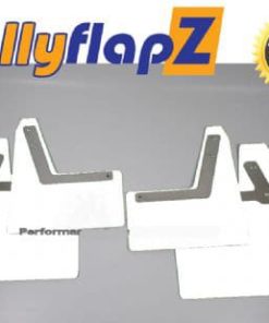 Mud Flaps WHITE for MITSUBISHI EVO 7-8-9
