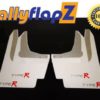Mud Flaps WHITE for HONDA CIVIC TypeR EP3 '01-'07