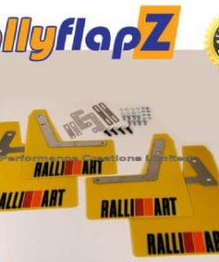 Mud Flaps YELLOW for MITSUBISHI EVO 7-8-9