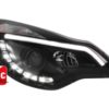 Headlight Black for OPEL CORSA D '11-Up
