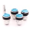JR Aluminum Air Valves Set BLUE flat type