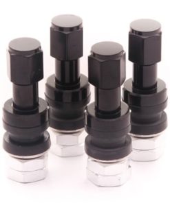 JR Aluminum Air Valves Set BLACK