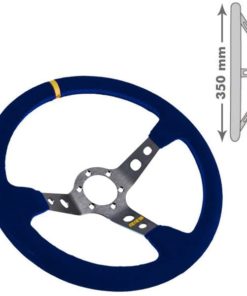 RRS Uni Race/Drift Dished Steering Wheel Corsa 350mm Blue