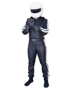 RRS Diamond Race Suit FIA-Approved Black Size XS