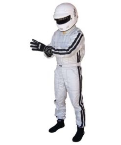 RRS Diamond Race Suit FIA-Approved Silver Size L