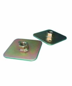 RRS Uni Galvanized Steel Eyebolt Fixing Plate To Weld 7/16