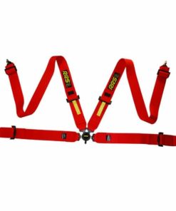 RRS Universal EVO 4 Point Harness 3 Inch FIA-Approved Red