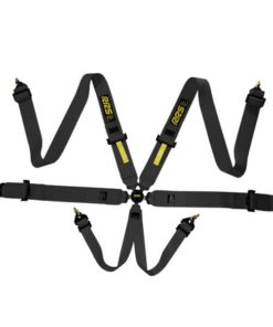 RRS Universal EVO 6 Point Harness 3 Inch FIA-Approved Black
