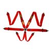 RRS Universal EVO 6 Point Harness 3 Inch FIA-Approved Red