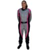 RRS Victory Race Suit FIA-Approved Silver/Pink Size L