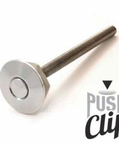 RRS Push Clip Quick Fastener 1Pc Silver