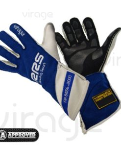 RRS Virage II Racing Gloves FIA-Approved Blue/White Size L