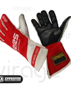 RRS Virage II Racing Gloves FIA-Approved Red/White Size XL