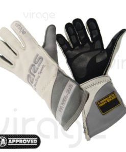 RRS Virage II Racing Gloves FIA-Approved White/Grey L